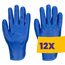 Portwest AP72 Grip 15 nitril kesztyű kék (Karton - 12 pár)