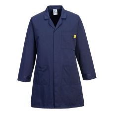 Portwest AS10 Antisztatikus ESD köpeny (NAVY, XXL)