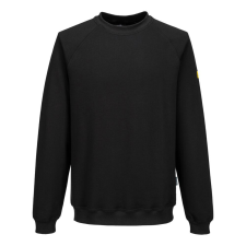 Portwest AS24 Antisztatikus ESD pulóver fekete munkaruha