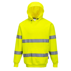Portwest B304 Hi-Vis kapucnis pulóver sárga