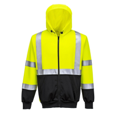Portwest B315 Hi-Vis kéttónusú kapucnis kapucnis kapucnis sárga 5XL láthatósági ruházat