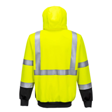 Portwest B315YBRXXXL Portwest Hi-Vis kéttónusú kapucnis pulóver