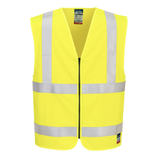 Portwest Bizflame Hi-Vis FR cipzáras jól láthatósági mellény