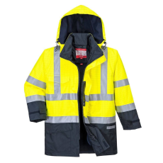 Portwest Bizflame HiVis Multi-Protection vízálló védőkabát-S779 M sárga