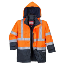 Portwest Bizflame HiVis Multi-Protection vízálló védőkabát-S779 XXXL narancs munkaruha