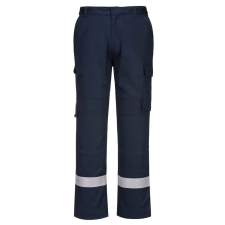 Portwest Bizflame Plus Lightweight Stretch lángálló nadrág tengerészkék L munkaruha