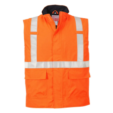 Portwest Bizflame Rain Hi-Vis antisztatikus FR lángálló mellény narancs XL