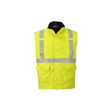 Portwest Bizflame Rain Hi-Vis antisztatikus FR mellény S776 Sárga XXL méret láthatósági ruházat