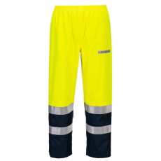 Portwest Bizflame Rain+ Hi-Vis Light Arc nadrág Yellow/Navy M