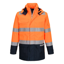 Portwest Bizflame Rain+ Hi-Vis Multi-Norm Contrast FR Jacket munkaruha