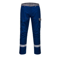 Portwest Bizflame Ultra kéttónusú nadrág (kék/szürke, 34)