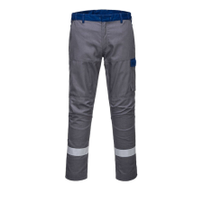 Portwest Bizflame Ultra kéttónusú nadrág (szürke/kék, 42) munkaruha