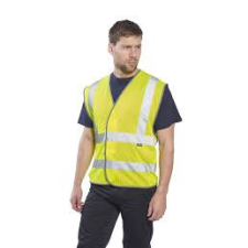 Portwest C370 MeshAir jól láthatósági mellény (sárga, S/M) láthatósági ruházat
