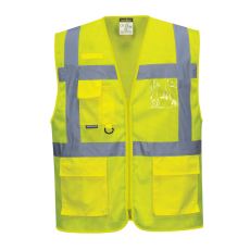 Portwest C376 Athen MeshAir Jól láthatósági vezetői mellény (sárga, L)
