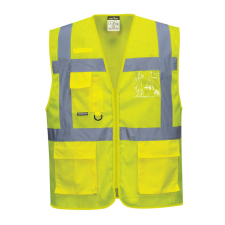 Portwest C376 Athen MeshAir Jól láthatósági vezetői mellény (sárga, XS) láthatósági ruházat