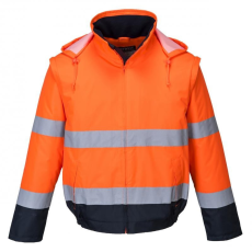 Portwest C464 Essential 2 az 1-ben jól láthatósági kabát (narancs, 3XL)