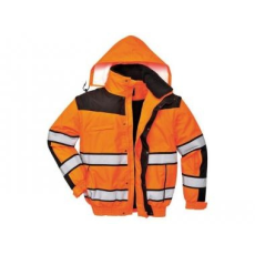 Portwest C466 - Hi-Vis Classic Bomber dzseki - narancs/fekete