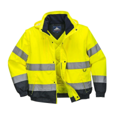 Portwest -C468 2 az 1-ben fényvisszaverő biztonsági mellény, sárga, 4XL
