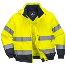 Portwest C468 2 az 1-ben jól láthatósági kabát (sárga, XXL)