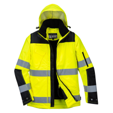 Portwest C469 3 az 1-ben jól láthatósági kabát (sárga, 3XL) láthatósági ruházat