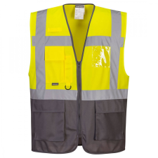 Portwest C476 Vezetőmellény EN 471 sárga/szürke láthatósági ruházat