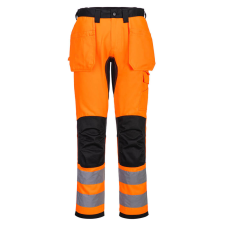 Portwest CD889OBR42 Portwest WX2 Eco Hi-Vis Holster Pocket Trousers láthatósági ruházat