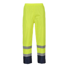 Portwest Classic Contrast Hi-Vis vízálló nadrág - H444 XL kék és sárga