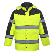 Portwest Classic kéttónusú kabát (sárga*, XL) láthatósági ruházat