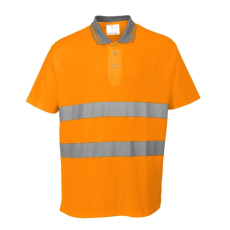 Portwest Comfort Fényvisszaverő Védő Polo Shirt-S171 M Narancs