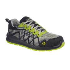 Portwest Compositelite Eco Safety Trainer S1P Black/Yellow 46 munkavédelmi cipő