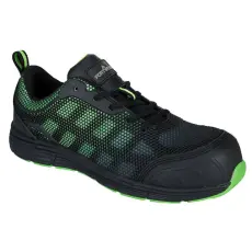 Portwest Compositelite Ogwen félcipő S1P Black/Green 38