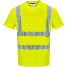 Portwest Cotton Comfort rövid ujjú póló (narancs, M) láthatósági ruházat