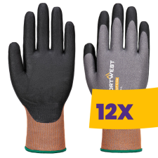 Portwest CT21 CT Cut C21 nitril kesztyű szürke (Karton - 12 pár) védőkesztyű