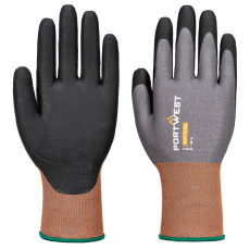 Portwest CT Cut C 21 nitril kesztyű (szürke/fekete, XS)