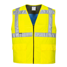 Portwest CV02 Jól láthatósági hűtőmellény (sárga, L/XL) láthatósági ruházat