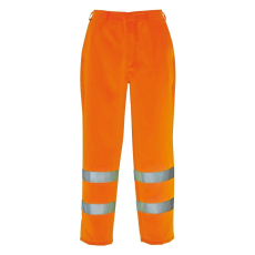 Portwest Derékvédő nadrág, polipamut, Hi-Vis Portwest-E041 S narancs