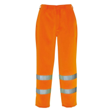 Portwest Derékvédő nadrág, polipamut, Hi-Vis Portwest-E041 XL narancs láthatósági ruházat