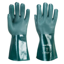 Portwest Duplán mártott PVC védőkesztyű 35cm védőkesztyű