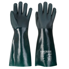 Portwest Duplán mártott PVC védőkesztyű 45cm