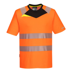 Portwest DX413 DX4 Hi-Vis Póló S/S (narancs/fekete, L)