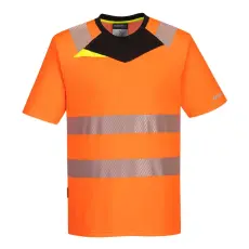 Portwest DX413 DX4 Hi-Vis Póló S/S (narancs/fekete, XXL)