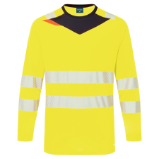 Portwest DX416YBRS Portwest DX4 Hi-Vis T-Shirt L/S munkaruha