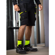 Portwest DX444 Portwest DX4 Lengőzsebes Rövidnadrág (fekete, 46/3XL) munkaruha