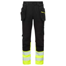 Portwest DX457 DX4 Hi-Vis nadrág lezippzározható lengőzsebbel