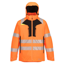 Portwest DX461 DX4 Hi-Vis Téli kabát narancs-fekete láthatósági ruházat