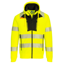 Portwest DX477YBR4XL Portwest DX4 Hi-Vis kapucnis pulóver munkaruha