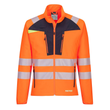 Portwest DX481 DX4 Hi-Vis Zip Base felső (narancs/fekete, 4XL) láthatósági ruházat