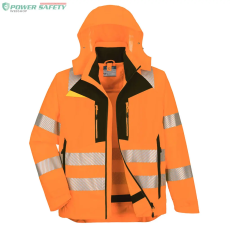 Portwest DX4 Hi-Vis 4 az 1-ben kabát - Narancs/Fekete
