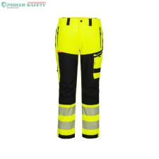 Portwest DX4 Hi-Vis eső nadrág - Sárga/Fekete láthatósági ruházat