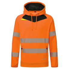 Portwest DX4 Hi-Vis kapucnis pulóver Orange/Black XXL